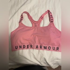 Underarmour pink sports bra